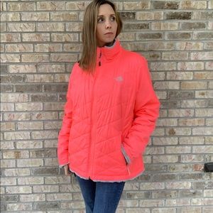 North Face Insulated Mossbud Jacket Hot Pink